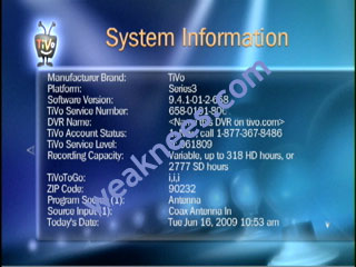 TiVo HD XL TCD658000